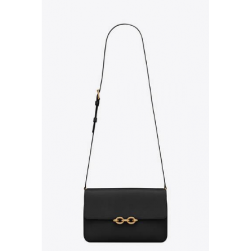 YSL LE MAILLON SATCHEL IN SMOOTH LEATHER 6497952 black