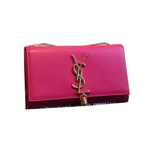 YSL Monogramme Cross-body Shoulder Bag Smooth Leather Y311218 Rose