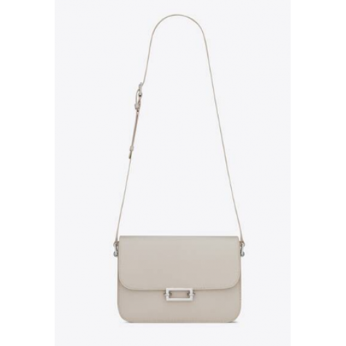Yves Saint Laurent Calf leather cross-body bag Y357624 BLANC VINTAGE
