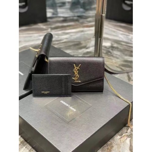 Yves Saint Laurent Calf leather cross-body bag Y707788 black
