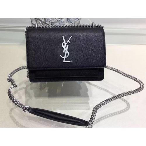 Yves Saint Laurent Cross-body Shoulder Bag Y13927 Black