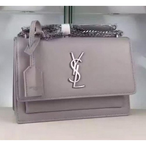 Yves Saint Laurent Cross-body Shoulder Bag Y8816 Grey