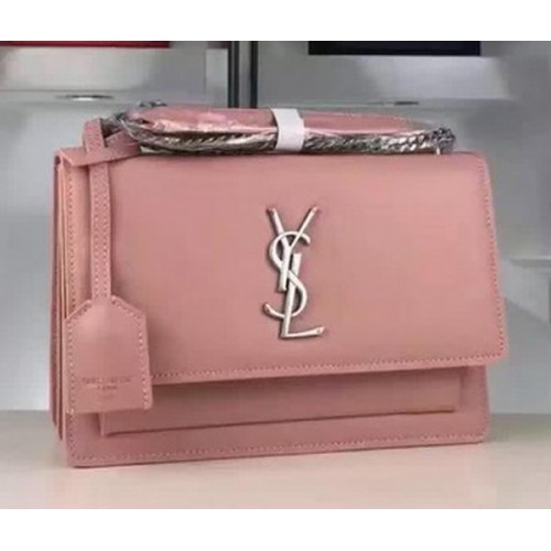 Yves Saint Laurent Cross-body Shoulder Bag Y8816 Pink