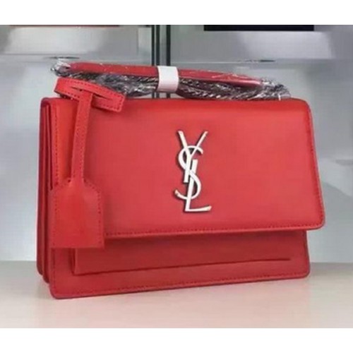 Yves Saint Laurent Cross-body Shoulder Bag Y8816 Red