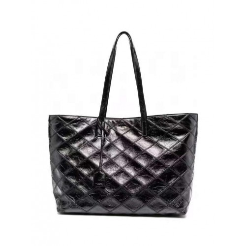 Yves Saint Laurent GABY SATCHEL IN QUILTED LAMBSKIN Y494195 black