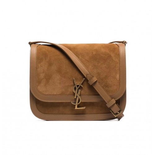 Yves Saint Laurent IN SUEDE AND SMOOTH LEATHER Y535025E brown