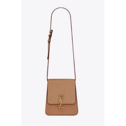 Yves Saint Laurent KAIA NORTH&SOUTH SATCHEL IN VEGETABLE-TANNED LEATHER 668809B
