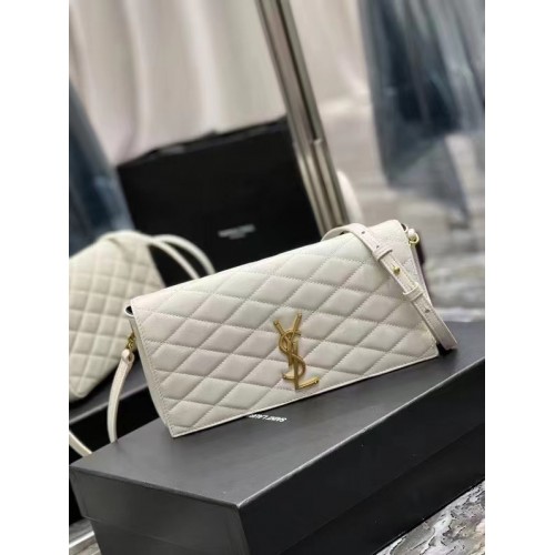 Yves Saint Laurent KATE SUPPLE 99 IN QUILTED LAMBSKIN 6766281 white