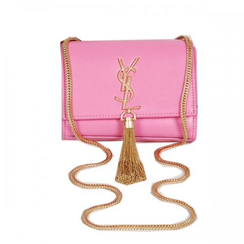 Yves Saint Laurent MINI Monogramme Cross-body Shoulder Bag Pink