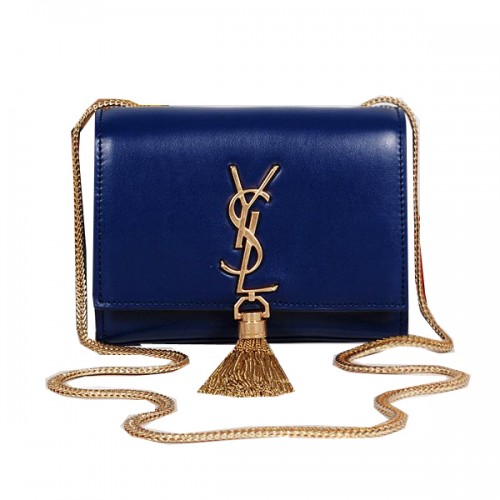 Yves Saint Laurent MINI Monogramme Cross-body Shoulder Bag Royal