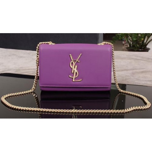 Yves Saint Laurent Monogramme Cross-body Shoulder Bag 1311228 Purple