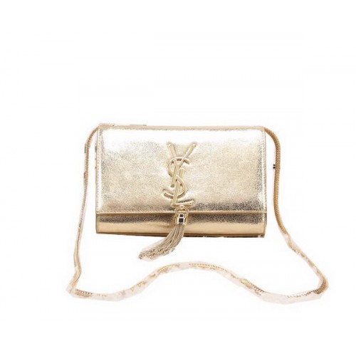 Yves Saint Laurent Monogramme Cross-body Shoulder Bag Gold