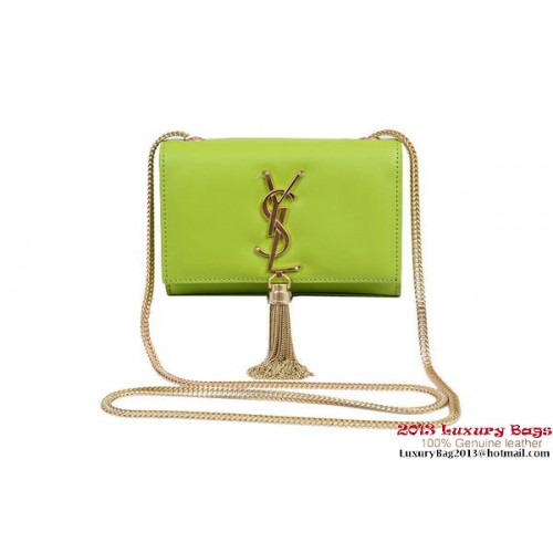 Yves Saint Laurent Small Monogramme Cross-body Shoulder Bag 1834B Green