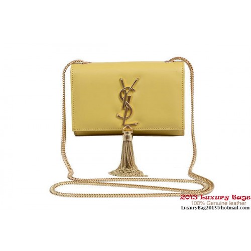 Yves Saint Laurent Small Monogramme Cross-body Shoulder Bag 1834B Yellow