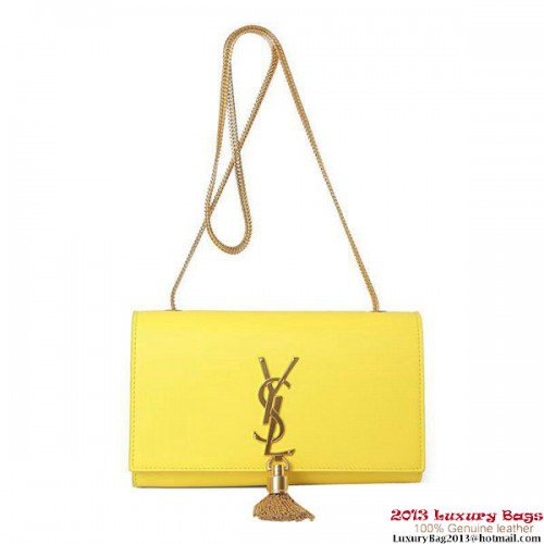Yves Saint Laurent Small Monogramme Cross-body Shoulder Bag 5475 Lemon