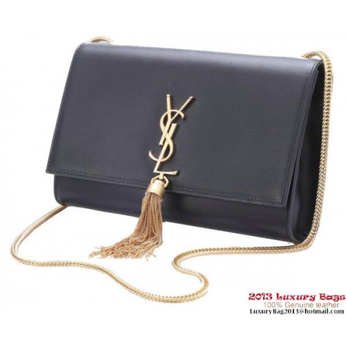 Yves Saint Laurent Small Monogramme Cross-body Shoulder Bag Y042 Black