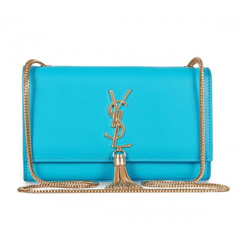 Yves Saint Laurent mini Monogramme Cross-body Shoulder Bag 326076 SkyBlue